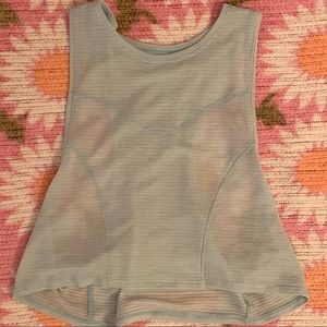lululemon blue size 4 muscle tank top!